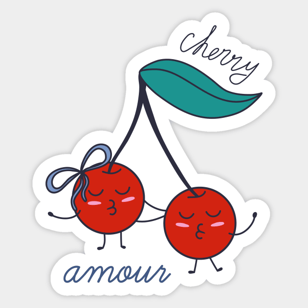 Cherry amour Sticker by DanielK